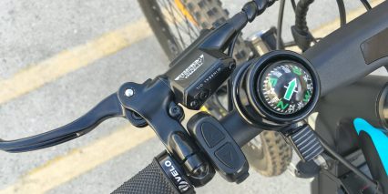 Addmotor Hithot H1 Platinum Control Pad Flick Bell Compass Tektro Three Finger Brake Levers