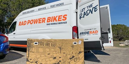 Rad Power Bikes Radmini Step Thru 2 Rad Mobile Service Van With Box