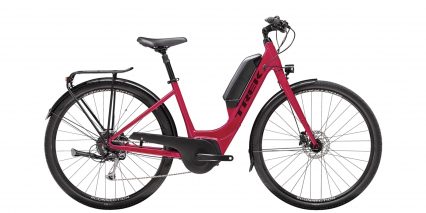 Trek Verve Plus 2 Stock Step Thru Magenta