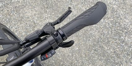 Dost Drop Velo Rubber Locking Grips And Shimano Altus Trigger Shifter Window