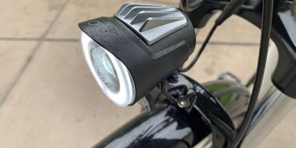 Rad Power Bikes Radcity Step Thru 3 Branded Led Light With Heat Sink Ring And Focused Beam