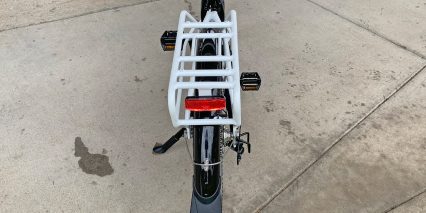 Rad Power Bikes Radcity Step Thru 3 Rear Rack And Fenders Rear Light