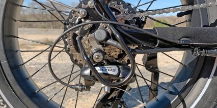 Rad Power Bikes Radmini 4 Steel Derailleur Guard Shimano Altus Derailleur