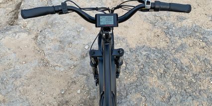 Eu Rad Power Bikes Radrhino 5 Mid Rise Handlebar With Lcd With Display Buttons And Shifter