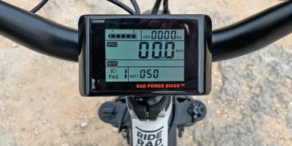 Eu Rad Power Bikes Radrhino Step Thru 1 Greyscale Lcd Display With Usp A Port Below