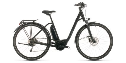 Cube Town Sport Hybrid One 400 Stock Step Thru Black