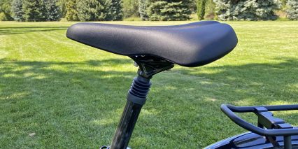 Trek Verve Plus 3 Bontrager Boulevard Saddle With Suspension Seatpost Side View