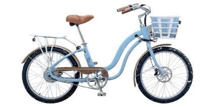 Electric Bike Company Model M Stock Step Thru Blue