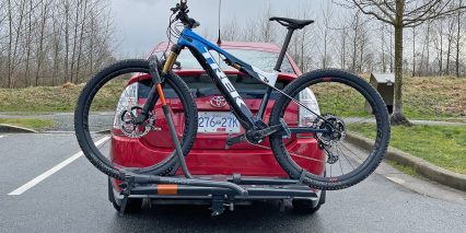 Trek E Caliber 9 9 Xtr Ebike On Kuat Sherpa Car Rack