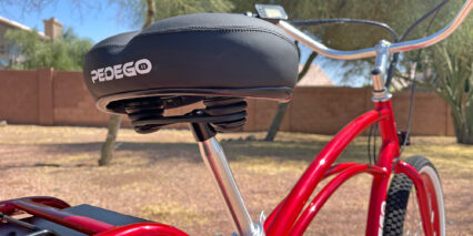 Pedego Comfort Cruiser Oversized Saddle With Elastomer Bumpers