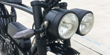 Spark Cycleworks Bandit Dual Beam Headlight And Right Blinker