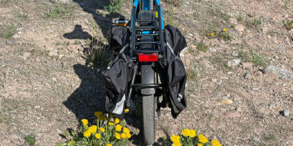 Tern Hsd P9 Rear View With Pannier Bags Attached