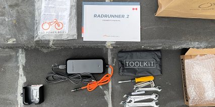 2022 Rad Power Bikes Radrunner 2 Manual Toolkit Charger Holder