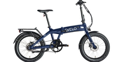 2022 Evelo Dash Folding Mid Step Blue