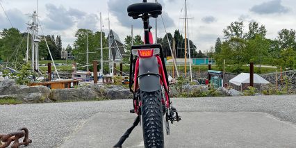 2022 Vbike Cito 20 Plus Rear View Light Fenders And Rack