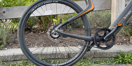 2022 Urtopia Carbon E Bike Single Speed Gates Carbon Drivetrain