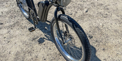 2023 Electric Bike Company Model A Rigid Steel Fork 24x3 Custom Rhino Tires Reflective Puncture Resistant